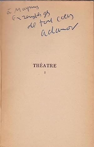ARTHUR ADAMOV (1908–1970 SM) französischer Übersetzer, Schriftsteller und Dramatiker armenischer Herkunft. Er gilt neben Eugène Ionesco, Samuel Beckett und Georges Schehadé als einer der wichtigsten Autoren des Absurden Theaters. / french writer