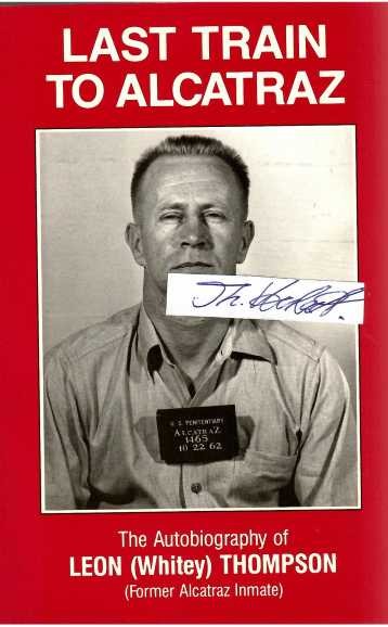 LEON THOMPSON (1923-2005) gen. WHITEY, US-amerikanischer Krimineller, Bankräuber, er gehört zu den letzten Insassen der berüchtigten Festung ALCATRAZ / Alcatraz convict who overcame his past to become an author, lecturer on crime and a celebrity on the Rock