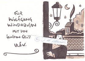 ULF K. (Ulf Keyenburg, 1969) deutscher Comiczeichner und Illustrator, der Poet der deutschen Comicszene