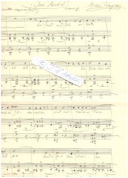 OSKAR WAGNER (1901-72) österreichischer Kapellmeister, Komponist und Filmkomponist. Zu Oskar Wagners Œuvre zählen die Opern Mittsommernacht und Totenhochzeit, die Orchestermusik Cid, mehrere Chor- und Instrumentalwerke, Schlagermusiken und sogar Tangos. Oskar Wagner, der auch das Studio-Symphonieorchester gegründet hatte, war mit der Pianistin Alexandra Wiernik verheiratet.