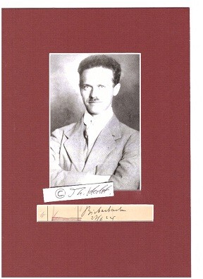 LUDWIG BIEBERBACH (1886-1982) Professor Dr., deutscher Mathematiker, NS-Großinquisitor der Berliner Universität. Von besonderem Interesse sind seine drei Bieberbachschen Sätze, welche zeigen, dass es in jeder Dimension nur eine endliche Anzahl von Raumgruppen gibt, womit er das 18. der 23 mathematischen Probleme von David Hilbert löste.