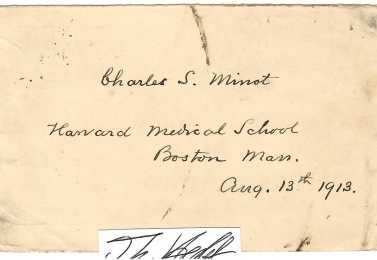 CHARLES SEDGWICK MINOT (1852-1914) Professor Dr.med., amerikanischer Anatom und Gründungsmitglied der American Society for Psychical Research / American anatomist and a founding member of the American Society for Psychical Research