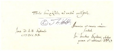 JOHANN JACOB SYRBIUS (1674-1738) deutscher Philosoph und lutherischer Theologe, Professor Dr.theol., Rektor der Alma Mater Universität Jena