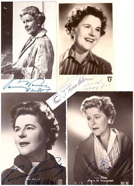 PAULA WESSELY (1907-2000) österreichische Schauspielerin österreichische Film- und Theaterschauspielerin. Sie war die Ehefrau von Attila Hörbiger und die Mutter der Schauspielerinnen Christiane Hörbiger, Elisabeth Orth und Maresa Hörbiger.