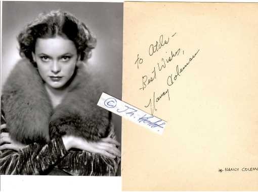 NANCY COLEMAN (1912-2000) US-amerikanische Schauspielerin / american actress