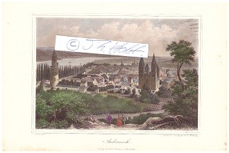 FERDINAND KARL KLIMSCH (1812-90) deutscher Kunstmaler, Lithograf und Kupferstecher. Er war der Begründer der Frankfurter Unternehmer- und Künstlerfamilie Klimsch.