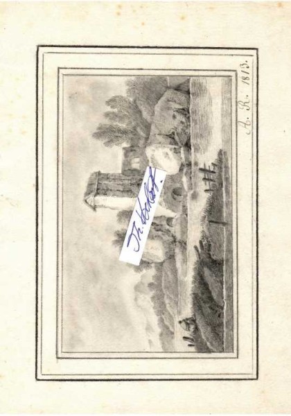 A. R. (Monogramm) deutscher Maler und Zeichner, Künstler der ROMANTIK