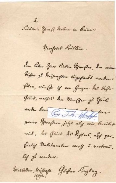 GUSTAV FREYTAG (1816-95) deutscher Schriftsteller, liberale Zeitschrift DIE GRENZBOTEN, Sachsen-Coburg-Gothascher Hofrat, Inbegriff des deutschen Liberalen. 1870/71 nahm er als Berichterstatter im Hauptquartier des preußischen Kronprinzen Friedrich am Deutsch-Französischen Krieg teil. Orden Pour le mérite für Wissenschaften und Künste