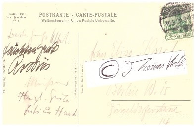 ALBERT KNAB (1870-1948) dt. Maler, Grafiker, Kunsthistoriker; JULIUS HART (1859-1930) dt. Dichter und Literaturkritiker u.a.