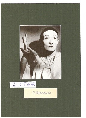 JEAN-LOUIS BARRAULT (1910-94) französischer Schauspieler, Regisseur und Pantomime