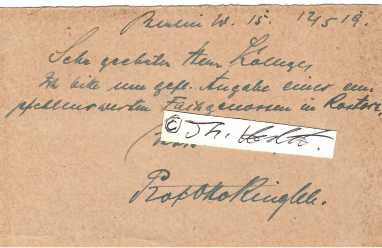 OTTO RINGLEB (1875-1946) Professor Dr.med., deutscher Mediziner, Urologe. Hochschullehrer in Berlin und SS-Oberführer. Bei dem Bevollmächtigten für das Gesundheitswesen Karl Brandt war Ringleb ab 1944 noch Angehöriger des wissenschaftlichen Beirates. Ab 1924 war er a.o. Professor und ab 1937 o. Professor an der Friedrich-Wilhelms-Universität zu Berlin. Dort war er Inhaber des ersten deutschen Lehrstuhls für Urologie. An der Berliner Charité leitete er die Urologische Abteilung. / german doctor, urologist and University teacher, SS-Leader