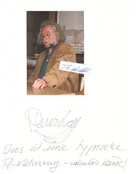 ULRICH PLENZDORF (1934-2007) deutscher Schriftsteller, DEFA-Szenarist / german writer