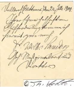 WILHELM SANDER (1838-1922) Professor Dr.med., deutscher Neurologe, Psychiater, von 1887 bis 1914 Direktor der Berliner Irrenanstalt Dalldorf. Nach ihm ist das 1987 eröffnete Wilhelm-Sander-Haus der I. Abteilung der Forensischen Psychiatrie der Karl-Bonhoeffer-Klinik in Reinickendorf benannt. Bei seiner Beschreibung des Phänomens des Déjà-vu ersetzte er dabei auch die irreführende, aber verbreitete Bezeichnung Doppelwahrnehmungmit dem neuen Begriff Erinnerungstäuschung, auch Begriff originäre Paranoia. / german doctor, neurologist and psychiatrist and university professor