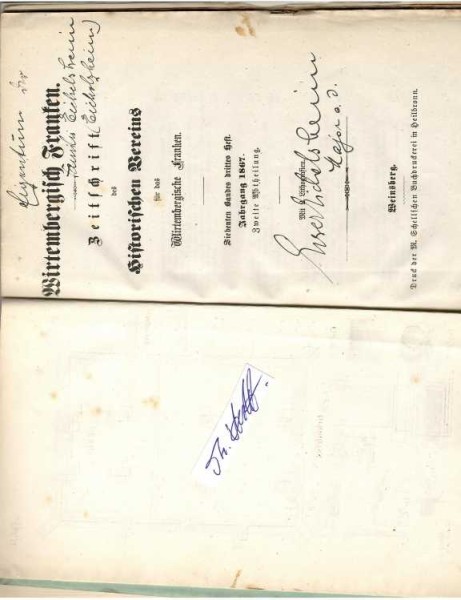 EICHELSHEIM (Daten unbekannt) württembergischer Major um 1865