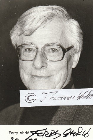 FERRY AHRLE (1924-2018) deutscher Zeichner, Maler, Autor, Entertainer in Berlin und Frankfurt am Main, Sohn des Künstlers Rene Ahrle / german caricaturist / illustrator / painter and author