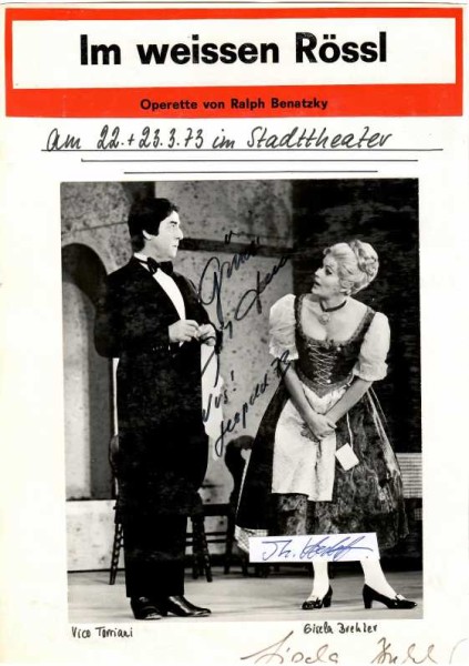 VICO TORRIANI (1920-98) schweizer Schlagersänger, Schauspieler, Showmaster / swizz singer, actor, entertainer