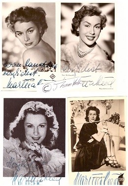 MARINA RIED (eigentlich Marina Rschewskaja, 1923-89) russisch-deutsche Schauspielerin und Tänzerin, Nichte der Schauspielerin Olga Tschechowa, spielte viel auf Berliner Komödien-, Operetten- und Kabarettbühnen, verheirater mit Rudolf Platte und Regisseur Udo Langhoff