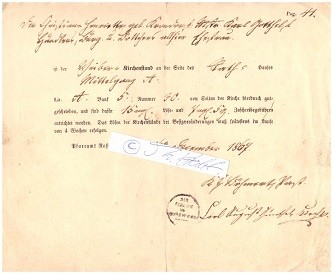 KARL FRIEDRICH BÖHMERT (1797–1882), Pfarrer, Gründer der Sonntagsschule (1832), des Gewerbevereins (1834) und der Krankenkasse (1849) von Roßwein. Ehrenbürger (1839)