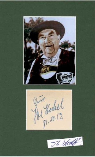 JOE STÖCKEL (1894-1959) bayerischer Volksschauspieler, Regisseur und Drehbuchautor