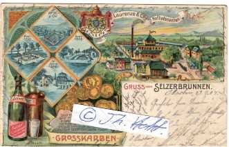 SELZERBRUNNEN Grosskarben, Hessen 1907