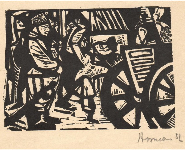 KAREL KMEN (1909-79) tschechischer Holzschneider des 20. Jahrhunderts, Grafiker, Illustrator / czech wood cutter, artist