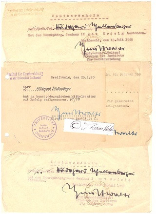 HERBERT SCHMIDT-WALTER (1904-80) DDR-Künstler und Kunsterzieher, Professor für Theorie und Praxis der Bildenden Kunst an der PH und TU Dresden und der Kunstpädagogik