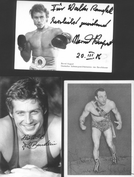 Bernd August (1952-88) dt. Schwergewichtsmeister der Berufsboxer