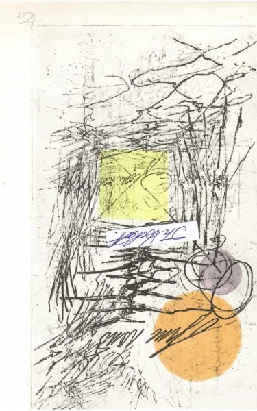 HANN TRIER (1915-99) Professor, deutscher Maler der Abstrakten Kunst / german painter