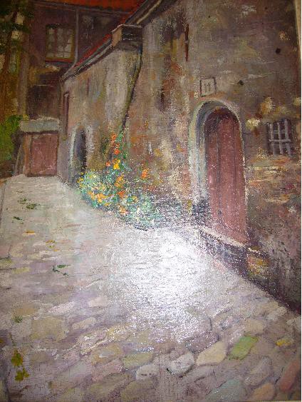 LEON HOUYOUX (1856-1940) belgischer Maler, Akademie Brüssel, arbeitete auch in Paris, wo er mit dem Impressionismus in Kontakt kam