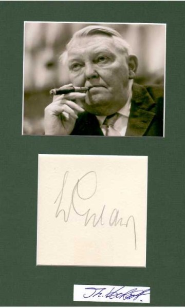 LUDWIG ERHARD (1897-1977) Professor Dr., zweiter Bundeskanzler , Vater des Wirtschaftswunders / second german chancellor