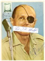 MOSHE DAYAN (Mosche Dajan / Moscheh Dajjan, 1915-81) israelischer General und Politiker. Von 1953 bis 1958 war er Generalstabschef (Ramatkal) der Israelischen Verteidigungsstreitkräfte.