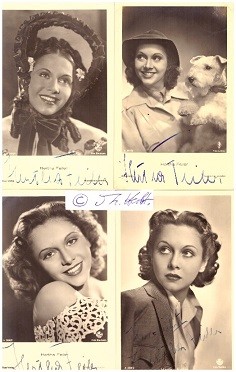 HERTHA FEILER (1916-70) österreichische Schauspielerin, verheiratet mit Heinz Rühmann