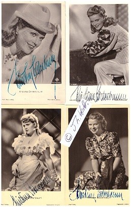 KRISTINA SÖDERBAUM (1912-2001) schwedische Schauspielerin, verheiratet mit Regisseur Veit Harlan, Spottname „Reichswasserleiche“, später Fotografin