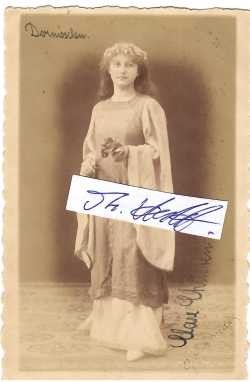 CLÄRE CHRISTEN (Daten unbekannt) deutsche Theaterschauspielerin