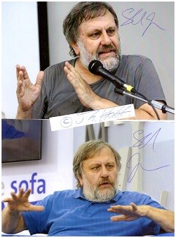 SLAVOJ ZIZEK (1949) slowenischer Philosoph, Wissenschaftler am Institut für Philosophie der Universität Ljubljana und internationaler Direktor des Birkbeck Institute for the Humanities der Universität London. Er ist außerdem Professor für Philosophie und Psychoanalyse an der European Graduate School und Global Distinguished Professor für Germanistik an der New York University / slovenian philosopher and writer