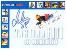 MARTINA ERTL (-Renz, 1973) deutsche Skirennläuferin, Weltmeisterin, Olympiasiegerin