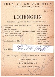 ANNY KONETZNI (1902-68, österreichische Opernsängerin (Sopran); LISA LIENBACH Opernsängerin; JULIUS PATZAK (1898-1974, österreichischer Opern- und Liedsänger (Tenor))