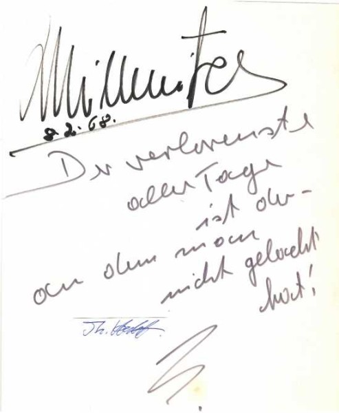 WILLY MILLOWITSCH (1909-99) Kölner Volksschauspieler und Theaterdirektor (Millowitsch-Theater Köln)