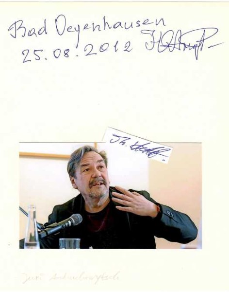 JURI ANDRUCHOWYTSCH (1960) ukrainischer Schriftsteller, 1985 Mitbegründer der legendären literarischen Performance-Gruppe Bu-Ba-Bu (Burlesk-Balagan-Buffonada)
