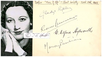 GLADYS RIPLEY (1908-55) britische Opernsängerin, Alt