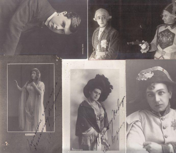 AUTOGRAMMALBUM RUßLAND ca. 1910 bis 1928 (vtl. aus Woronesch / Voronezh (Russian: Воронеж))