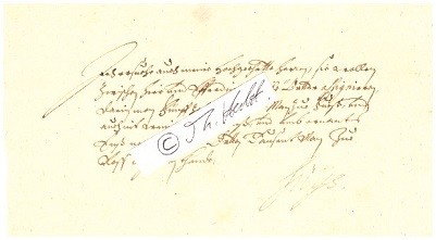 ERNST ROLAND VON SUYS UND TOURABEL [Soise, Soisse, Sois, Suis, Suise, Suisi, Soy, Suse, Suy, Suyss, Duys] und Tourabel, Ernst Roland, Baron de Grysort [Grisart, Chrisom], Graf von; Generalfeldzeugmeister [um 1606 Lüttich-1645 Ybbs an der Donau] Kaiserlicher General und Feldherr im Dreissigjährigen Krieg, Comte de Tourabel, homme de guerre. Am 11.12.1633 wurde er Generalfeldwachtmeister, am 1.2.1634 Feldmarschallleutnant, am 21.6.1639 Generalfeldzeugmeister; Ernst, Graf von Suys, Baron von Clingelandt und Neverdeen, Freiherr von Dubadla, Erbherr in Harseck, Callon, Ullenstraß, Kaiserlicher Kämmerer und Kriegsrath“. Bei dem Jenaer Chronisten -Beier heisst es: „A. C. 1642. 30. Maii hat der Römischen Kaiserl. Maestät Kriegsrath Cämmerer, General Feldzeugmeister v. oberster zu Roß- v. Fuß Ern