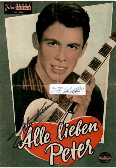 PETER KRAUS (1939) österreichischer Sänger, King of Rock` n` Roll und Schauspieler
