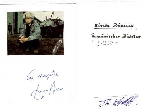 MIRCEA DINESCU (1950) rumänischer Schriftsteller, Redakteur und Bürgerrechtler