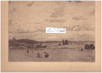 HANS THOMA (1839-1924) deutscher Kunstmaler und Graphiker, Professor an der Großherzoglichen Kunstschule in Karlsruhe und Direktor der Kunsthalle Karlsruhe ernannt