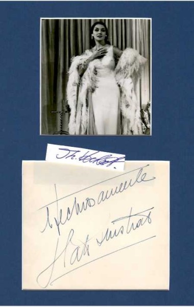 NATI MISTRAL (1928-2017) spanische Sängerin und Schauspielerin / spanish singer and actress