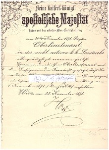 JULIUS VON HORST (1830-1904) österreichischer Generalmajor und Staatsmann, Geheimrat