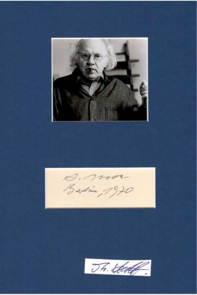 ARNO MOHR (1910-2001) Professor, deutscher Maler, Grafiker und Hochschullehrer, einer der bedeutendsten und populärsten Grafiker der DDR
