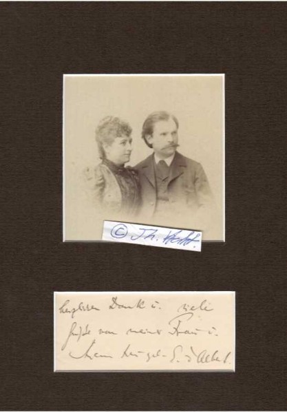 EUGEN D´ALBERT (1864-1932) deutscher Komponist, u.a. Oper TIEFLAND und Pianist / german composer and pianist