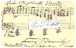 FRANZ POENITZ (1850-1912) deutscher Harfenist und Komponist, Kammermusiker im Königlichen Berliner Opernorchester